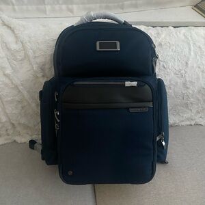 Briggs and Riley Navy Blue Backpack